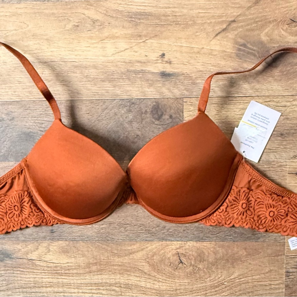 Auden Vibrant Copper Demi Bra